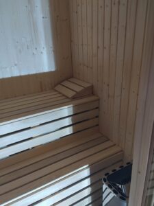 Sauna interiér potírny